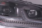 Faruri LED VW Golf 6 VI (2008-2013) Facelift G7.5 Design Negru Semnalizare Secvent- livrare gratuita - 15