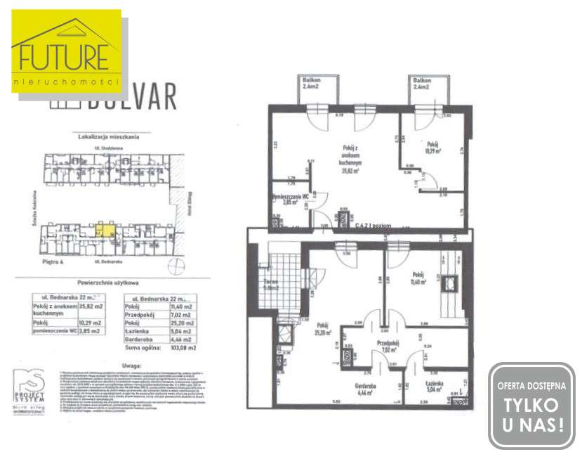 Dwupoziomowy apartament na elbląskiej starówce-7