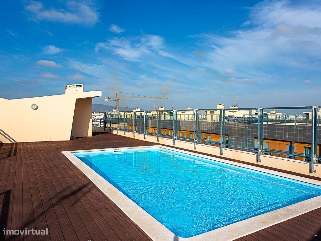 Apartamento T3 em Olhão com vistas incríveis e piscina comum-48