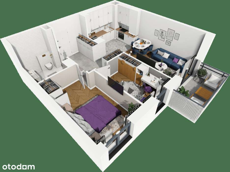 Klucze 2025‼️Nowe 3pok w 2025_od Dewelopera‼️ - Pełny obrazek: 4/12