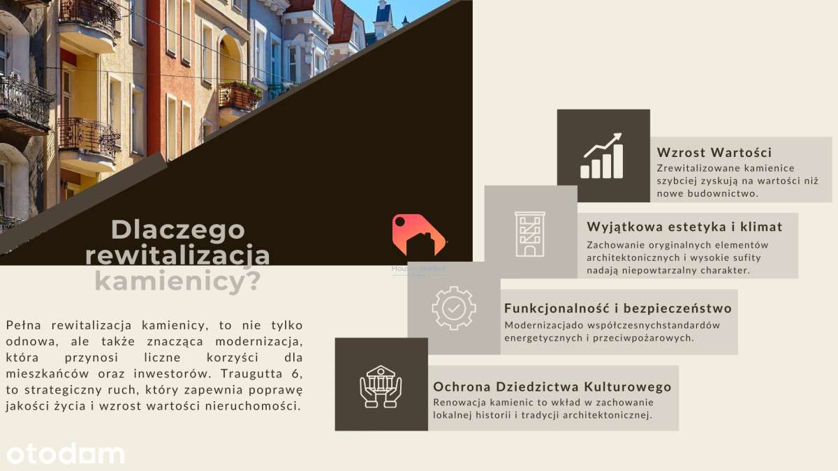 2 pokoje w zrewitalizowanej kamienicy, Szwederowo - Pełny obrazek: 4/9