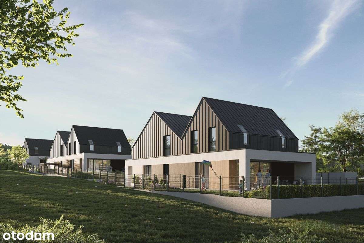 Nowoczesny bliźniak na obrzeżach miasta-4