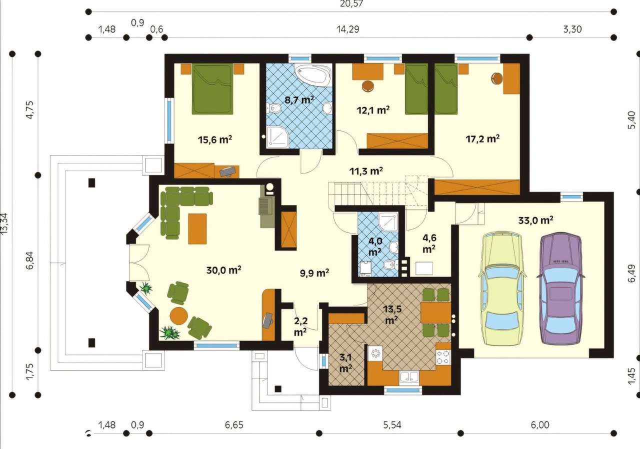 DOM parterowy blisko LASu działka 2000m2 25km od Katowic-6