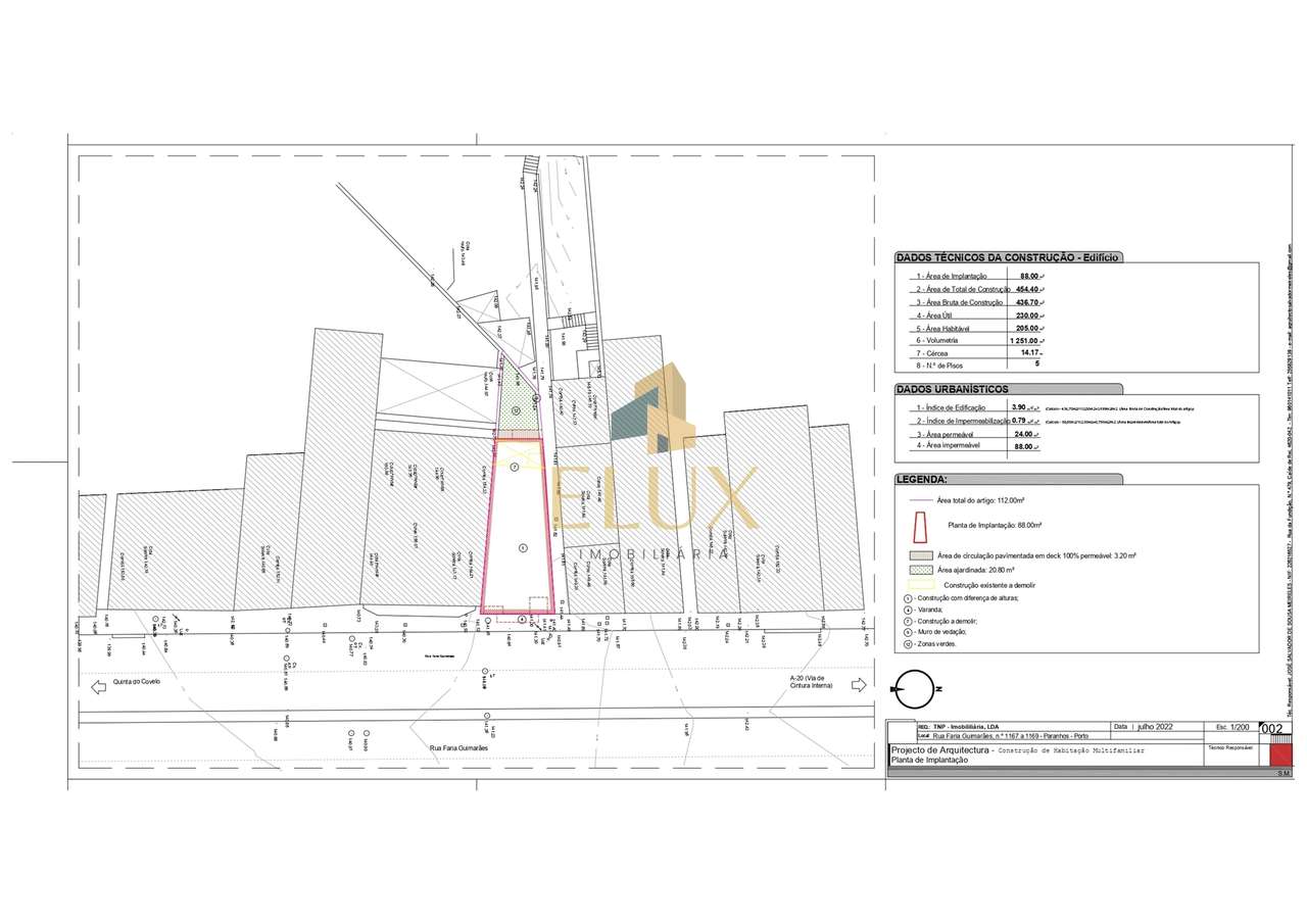 Terreno Para Construção T2 Venda em Paranhos,Porto - Grande imagem: 5/23