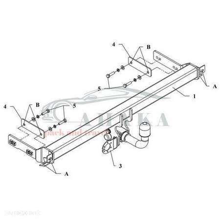 Hak Holowniczy Automat Do Vw Volkswagen Passat Variant Kombi 1988-1993 - 3