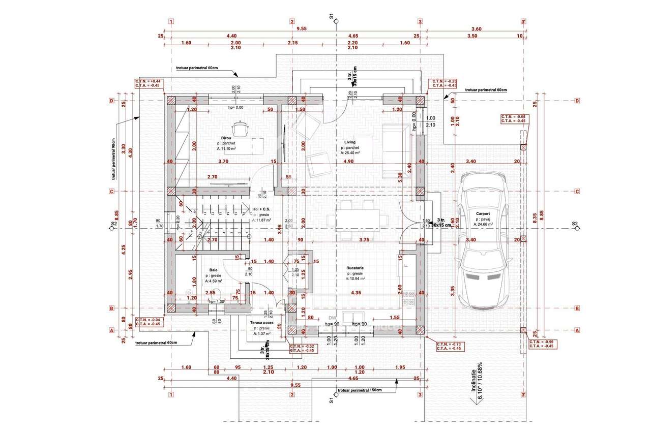 Casa individuala, 5 camere, 120mp utili, 504mp teren, zona Selimbar - Imagine principală: 5/9