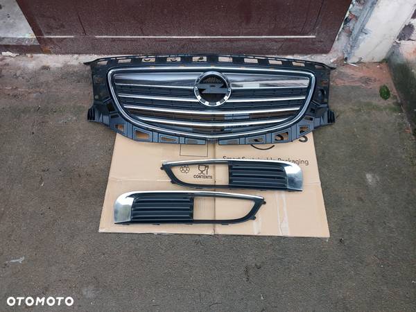 Opel Insignia A 08-13 Atrapa Grill Kratka Zderzaka Oryginał - 1