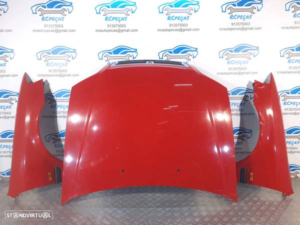 FRENTE COMPLETA HONDA CIVIC VI 6 MK6 FASE 1 CAPOT PARACHOQUES GUARDA-LAMAS OTICAS RADIADOR VENTILADOR FRENTE FIBRA REFORÇO - 7