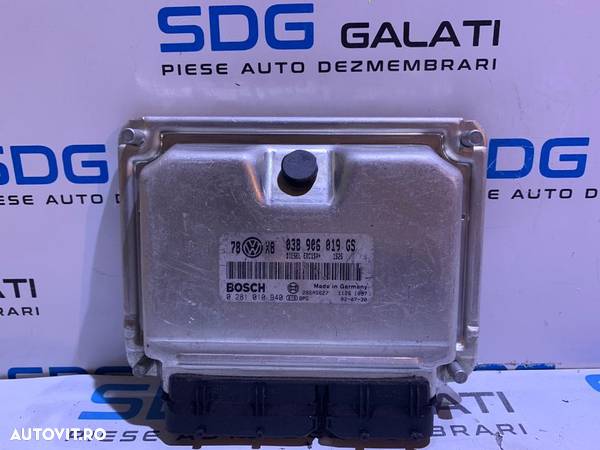 ECU / Calculator Motor 1.9TDI AWX 131CP VW Passat B5.5 2001 - 2005 Cod Piesa : 038 906 019 GS / 038906019GS / 0281010940 - 1