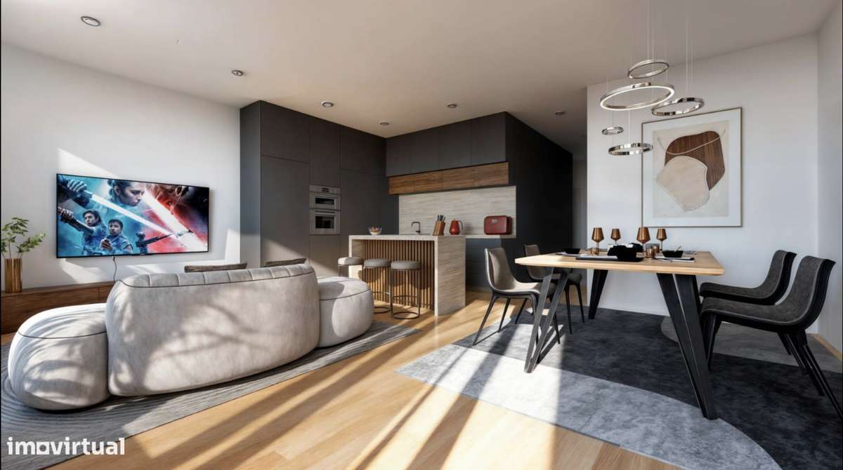 Apartamento T2+1 novo - Pronto final de fevereiro, no centro da cidade-4