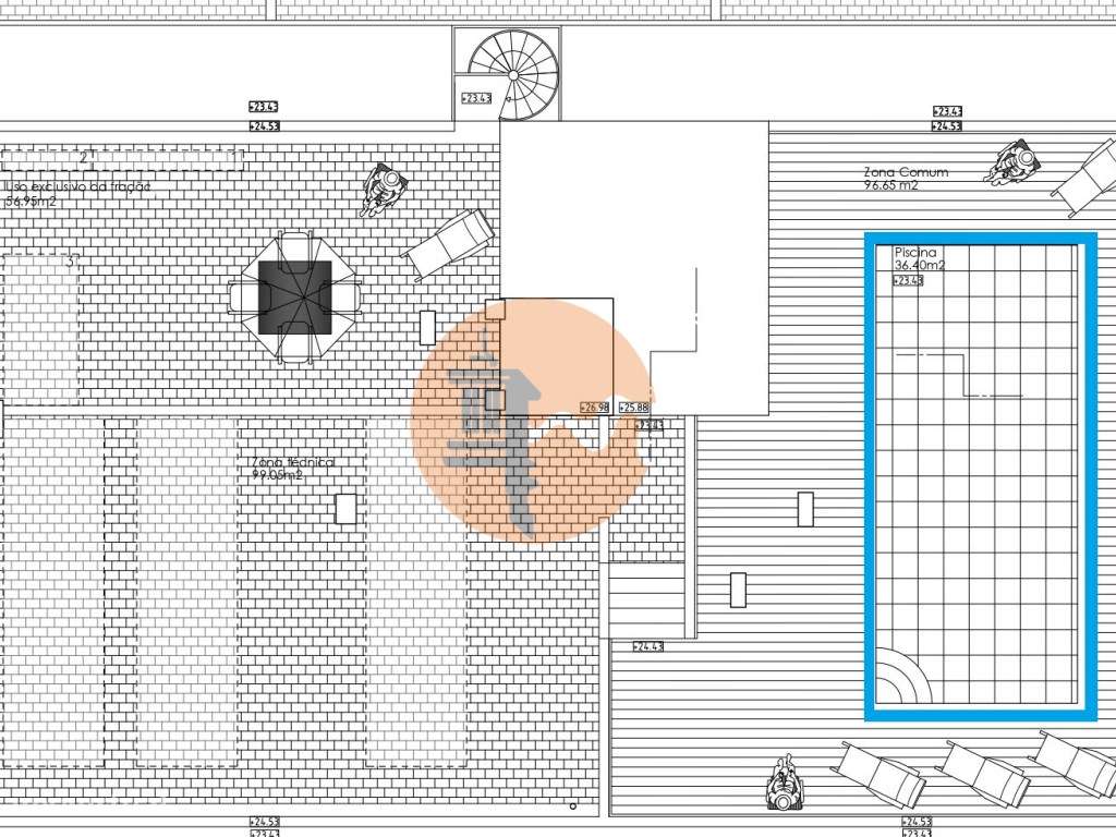 Apartamento T1 com Terraço Privativo e Piscina no Último Andar - Ol... - Grande imagem: 4/55