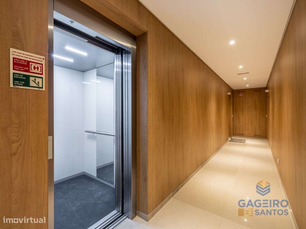 Apartamento T2 inserido em condomínio de luxo na primeira linha de ...-19