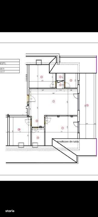 Apartament unic de vanzare, 4 camere, terasa acoperita, Zona Cetatii - Imagine principală: 3/6