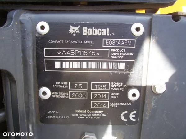 Bobcat E08 AAEM - 8