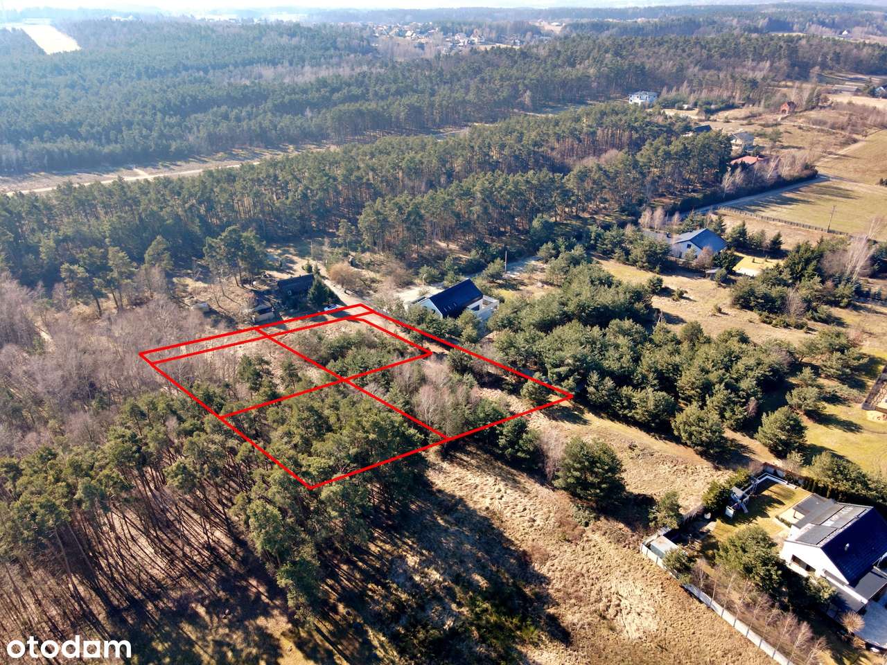 Działki budowlane przy lesie - Chełmce-4
