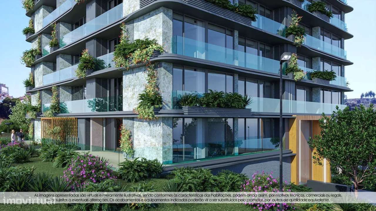 T2 novo 1º piso com varanda e garagem Empreendimento Royal Green-2