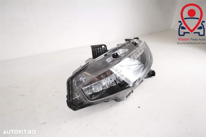 Far Stanga Original Full Led In Stare Buna Honda Civic 10 2015 2016 2017 2018 2019 2020 Hatchback - 2