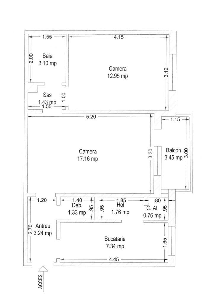 Apartament 2 camere ,Micalaca-0