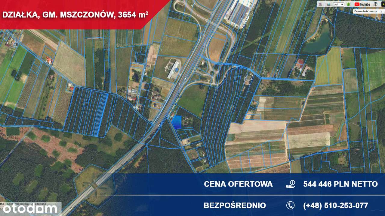 Teren usługowy przy S8 – idealny pod magazyn lub warsztat MSZCZONÓW - Pełny obrazek: 4/10