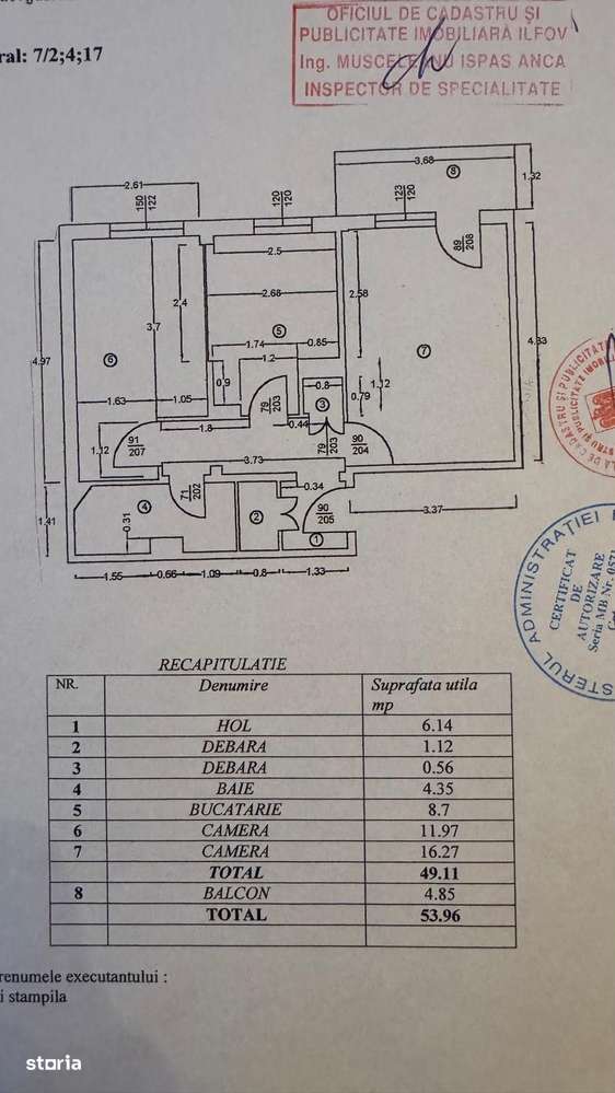 De vânzare apartament 2 camere, Studio Buftea, pregătit de mutat-11