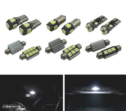 KIT COMPLETO 13 LAMPADAS LED INTERIOR PARA BMW 1 SERIE E81 E87 116I 118D 118I 120D 120I 123D 130I 13 - 1