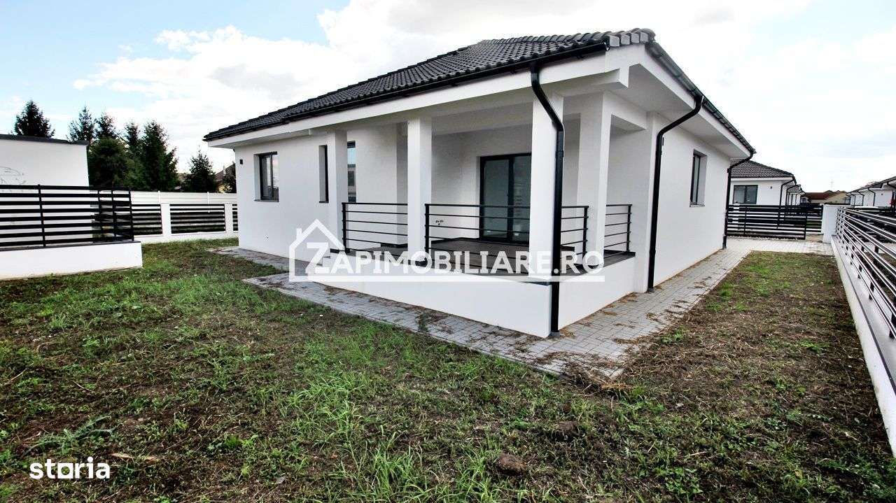 Casă la cheie pe 1 nivel 4 camere 2 băi,145 mp,500 mp teren - Imagine principală: 2/19