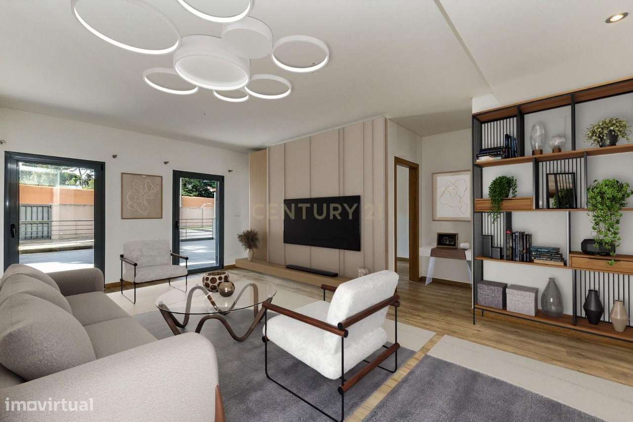 T1 com 70m2, terraço de 55m², piscina, garagem, Condomínio Privado, Be - Grande imagem: 2/34