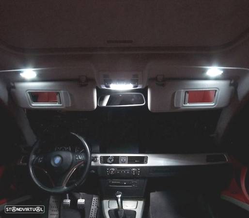 KIT COMPLETO 19 LAMPADAS LED INTERIOR PARA BMW SERIE 3 E92 COUPE 325XI 335XI M GTS 330I XDRIVE 330D - 6