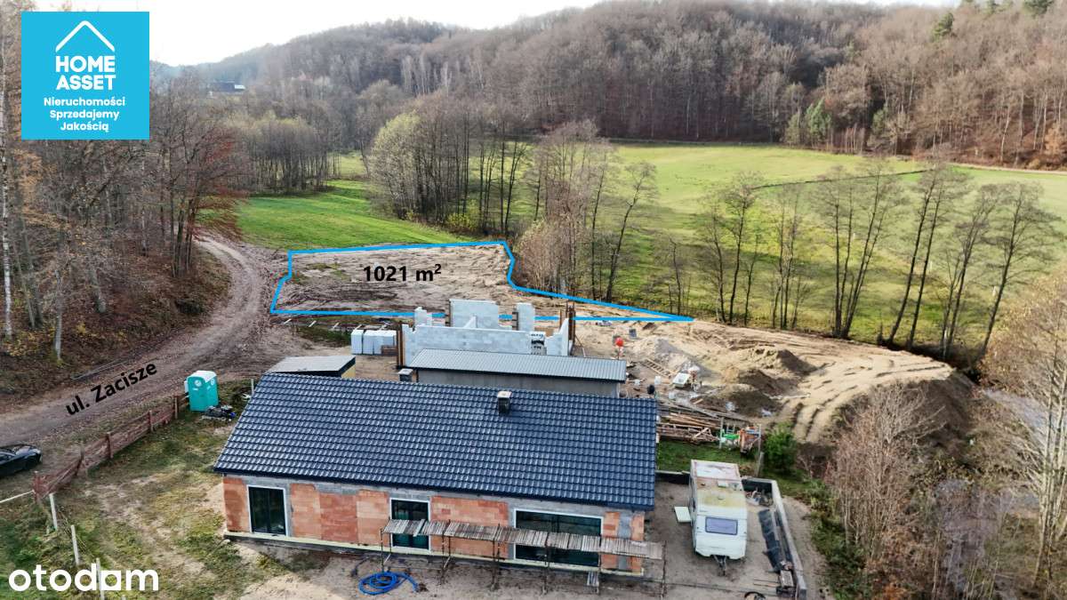 Zaciszna działka budowlana Kaszuby • 1021 m²-5