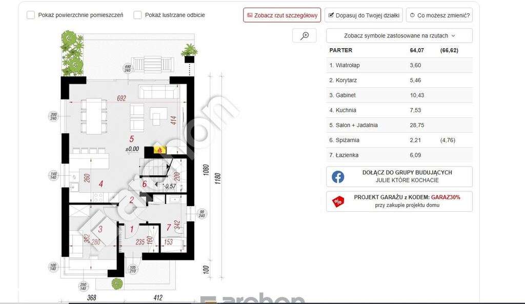 Nowoczesny dom 120 m² na dużej działce 35 arów-3