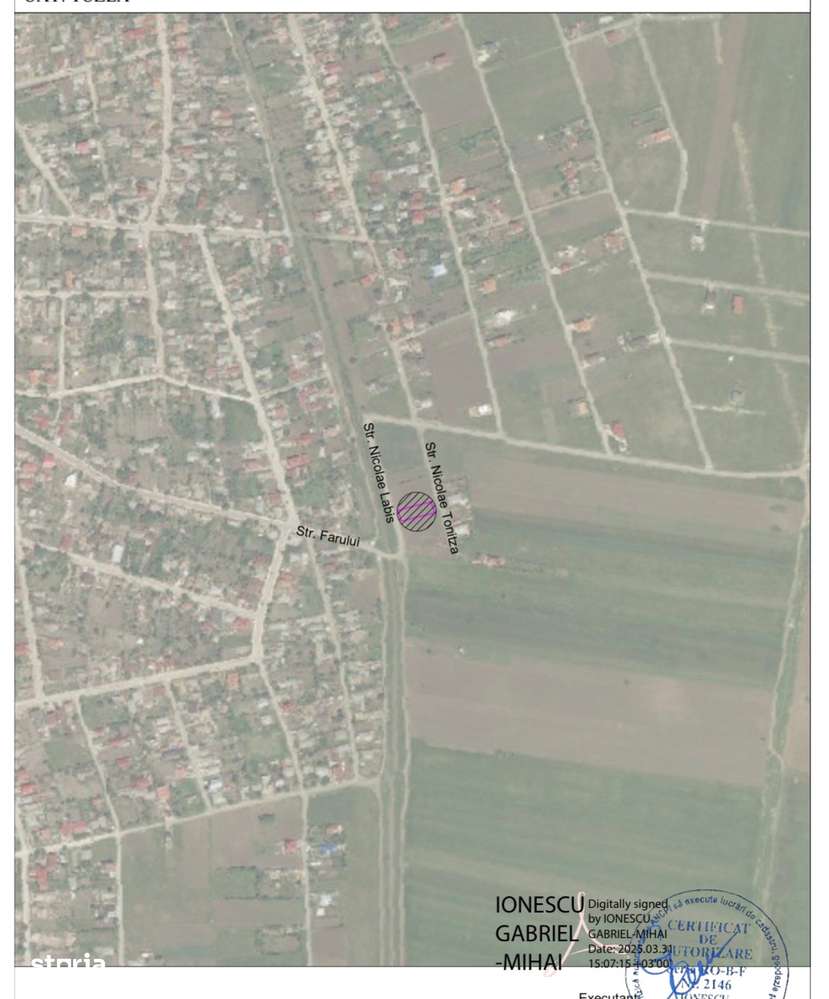 Tuzla zona Marea Neagră  intravilan 585m pe strada Nicolae Tonitza-0
