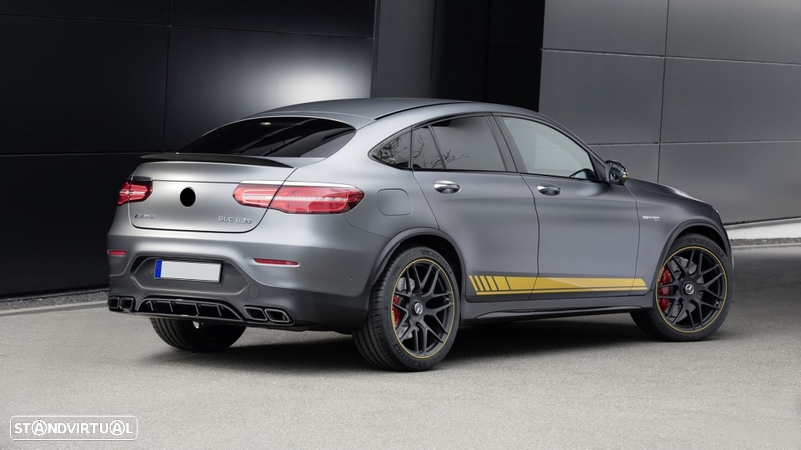 Difusor + Ponteiras Mercedes GLC Coupe C253 (2015-2019) Amg - 10