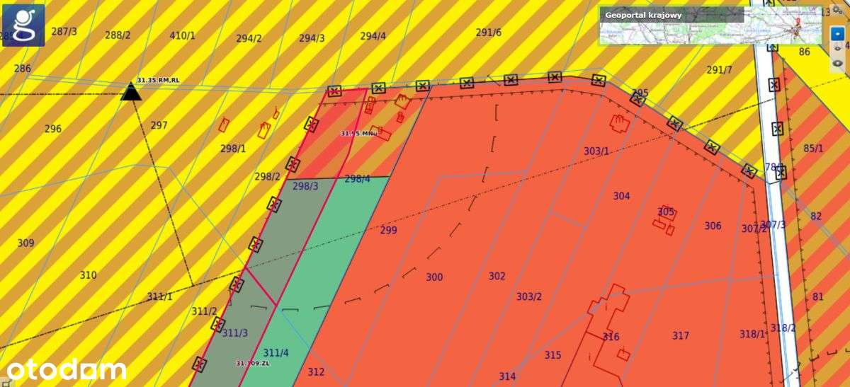 Działka Budowlana 1,40 Ha Ossa K/ Rawy Maz-5