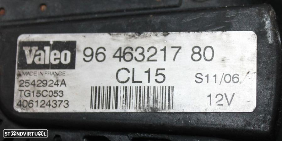 Alternador Citroen C5 1.6HDI - 3