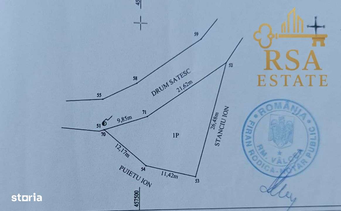 Teren de vanzare intravilan Vatasesti-Golesti Valcea-1