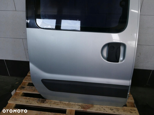 RENAULT KANGOO I LIFT DRZWI PRAWE PRAWY BOK TEB64 SREBRNY - 7