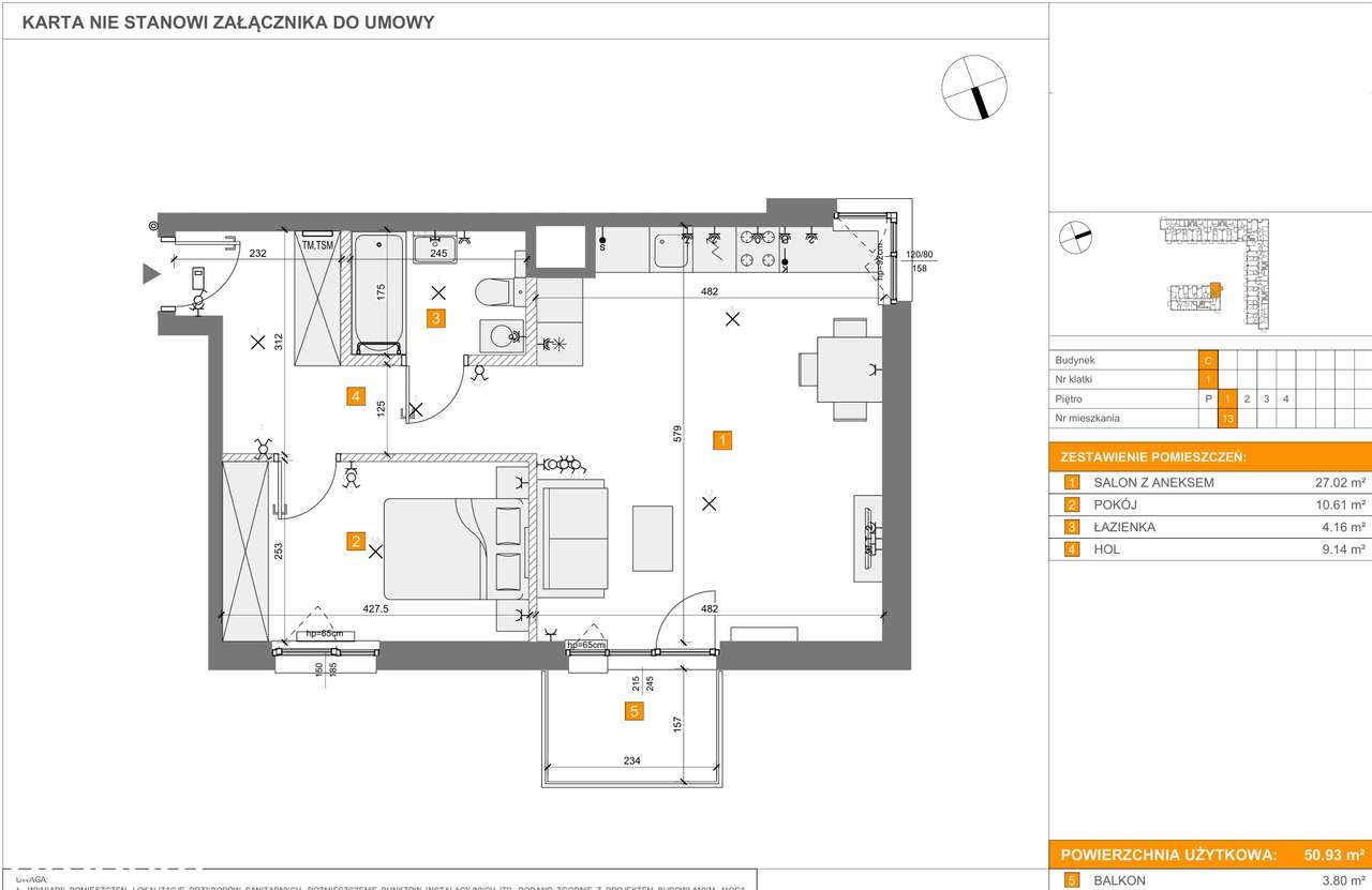 UMEBLOWANE | NOWE | 2 pokoje | garaż | bez prowizji | BEZ PCC-19