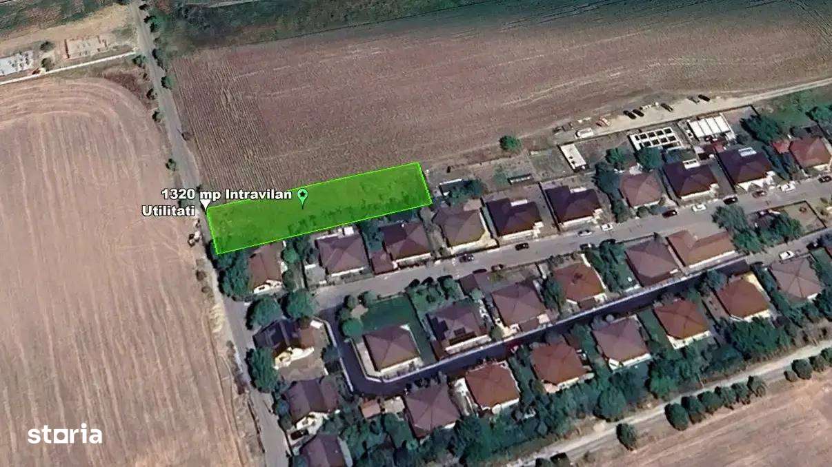 Teren intravilan, 1320 mp, la asfalt in Balotesti-1
