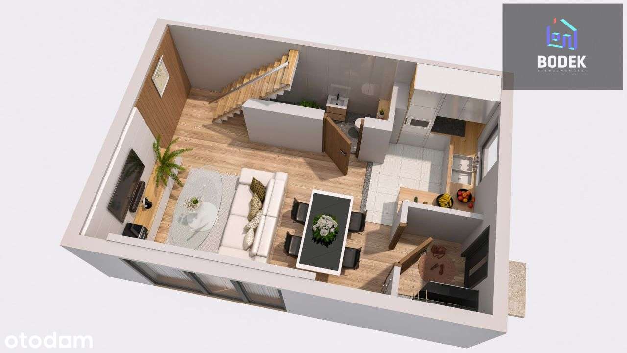 O%, ostatnie dwa, podłogówka, ogród, parking - Pełny obrazek: 5/20