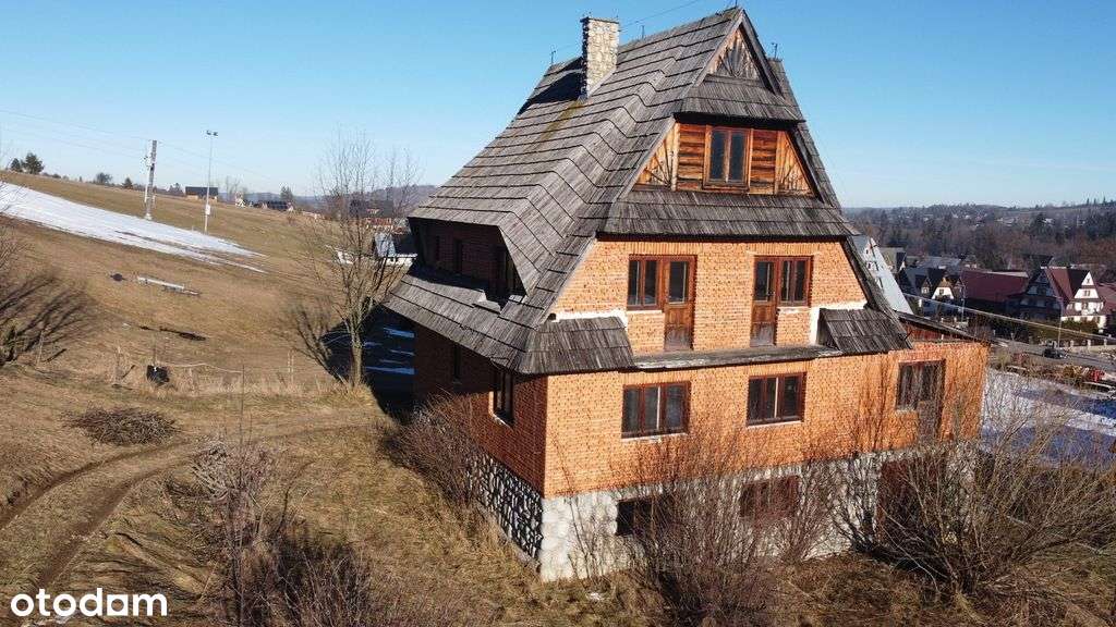 Dom z pięknym widokiem w stanie surowym Witów-11