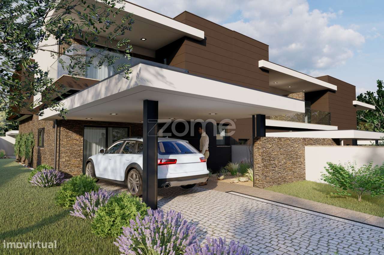 Moradia T3+1 Novas de Arquitetura Moderna na Trofa - Grande imagem: 3/51