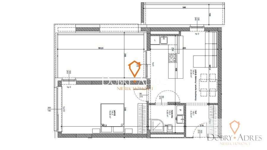 Mieszkanie 2 Pokoje, duży balkon , komórka lokato-7