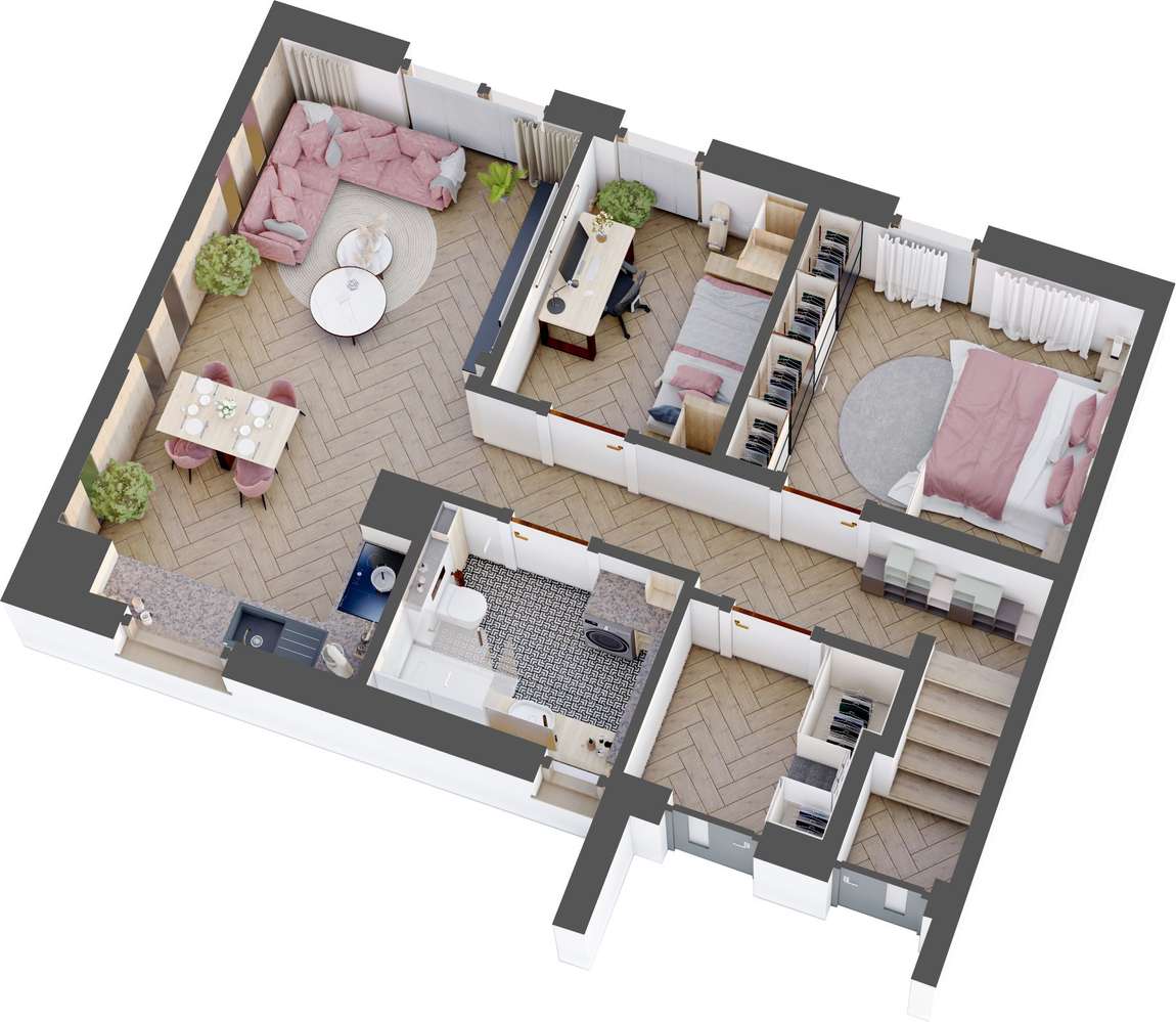 Słoneczny Nowy Otok | mieszkanie 3-pok. | 37 - Pełny obrazek: 3/8