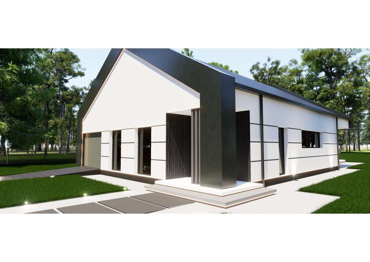 Działka budowlana 606 m² z pozwoleniem na budowę/ media w działce - Pełny obrazek: 5/7