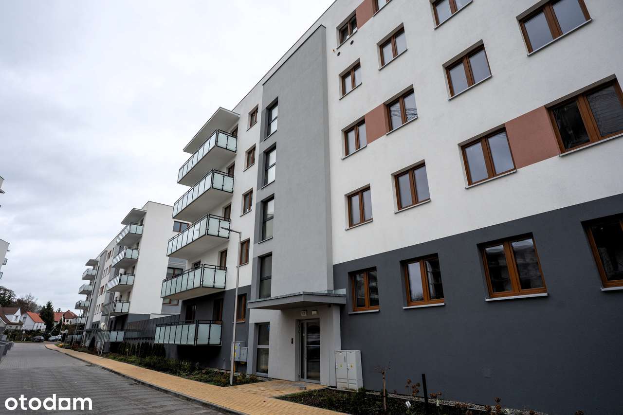 Nowoczesne 2-pokojowe mieszkanie z balkonem + piwnica + klimatyzacja-19