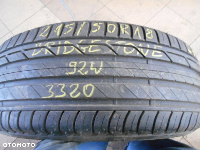 Opona pojedyńcza 215/50r18 bridgestone turanza t001 7,8mm lato - 1