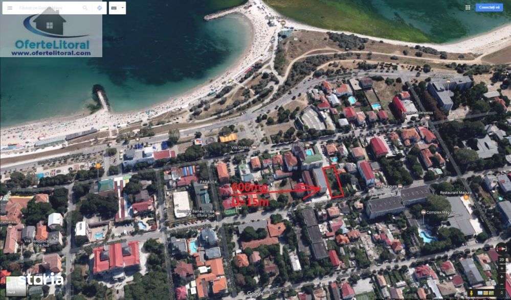 Teren Eforie Sud 600mp la 100m de faleza - Imagine principală: 3/4