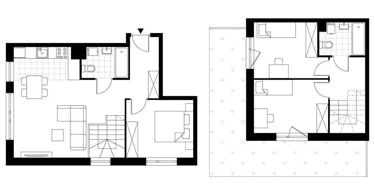 4-pokojowe mieszkanie 70m2 + ogródek Bez Prowizji - Pełny obrazek: 4/8