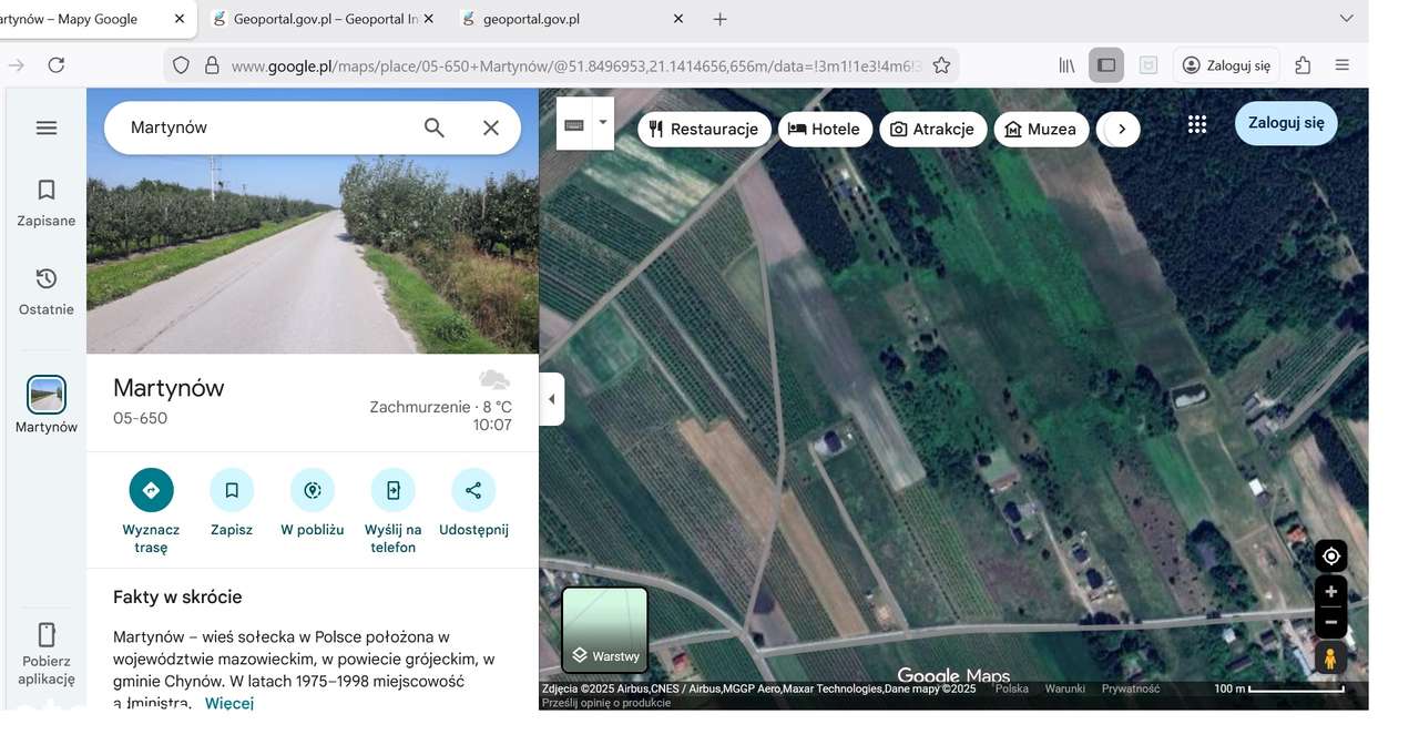 Działka budowlana Martynów - Pełny obrazek: 3/3