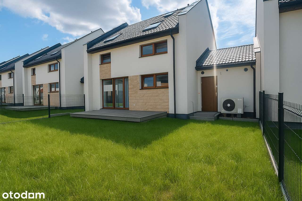 Nowoczesny dom w zabudowie szeregowej Garaż, ogród, osiedle strzeżone - Pełny obrazek: 4/14